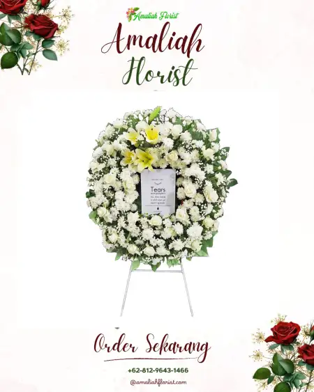 Krans Bunga Duka Marihat Jaya